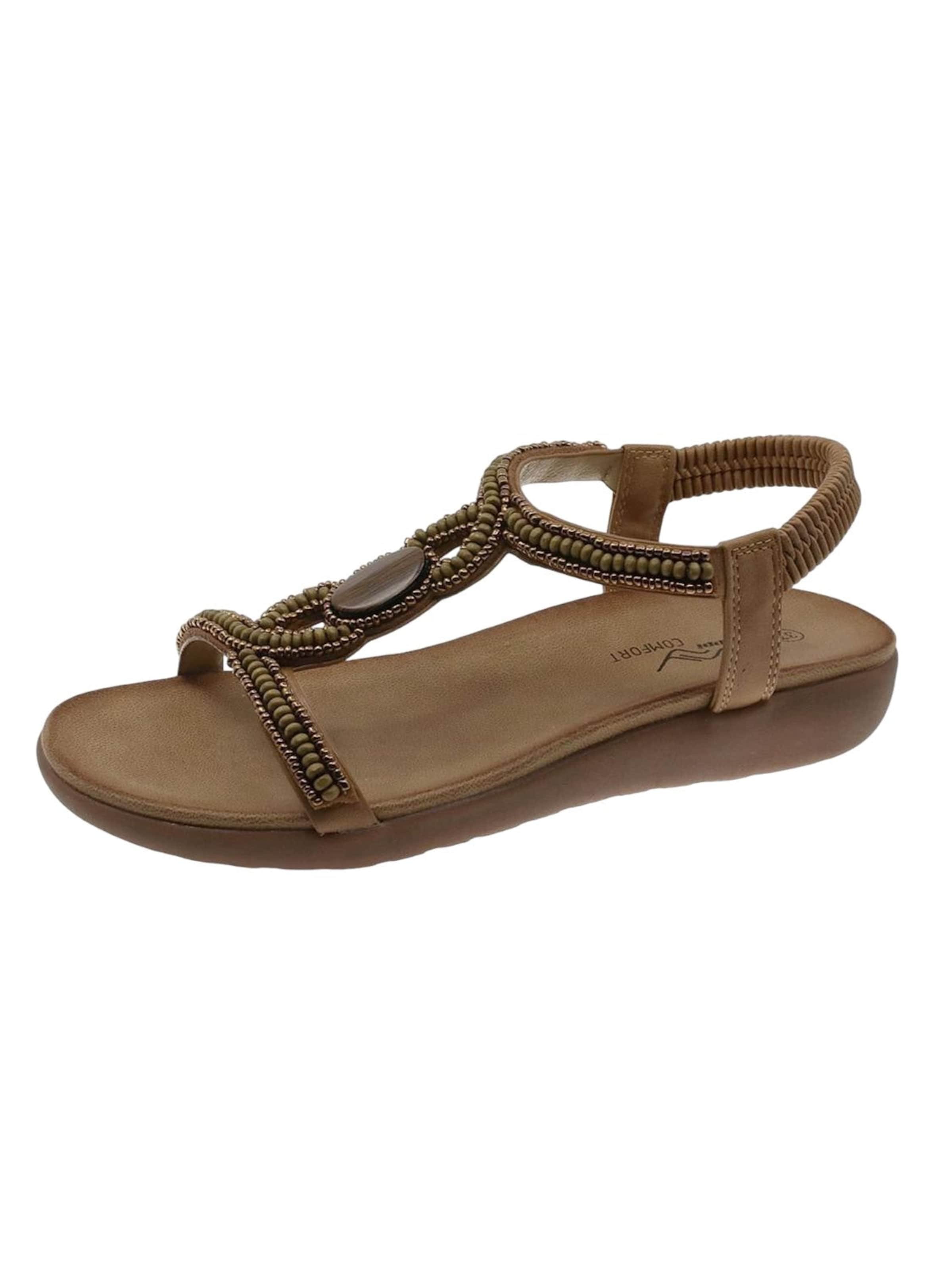 Beppi Sandals 'Casual Sandal' in Grey: front