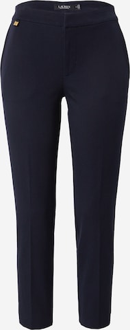 Lauren Ralph Lauren - Slimfit Calças 'LYCETTE' em azul: frente