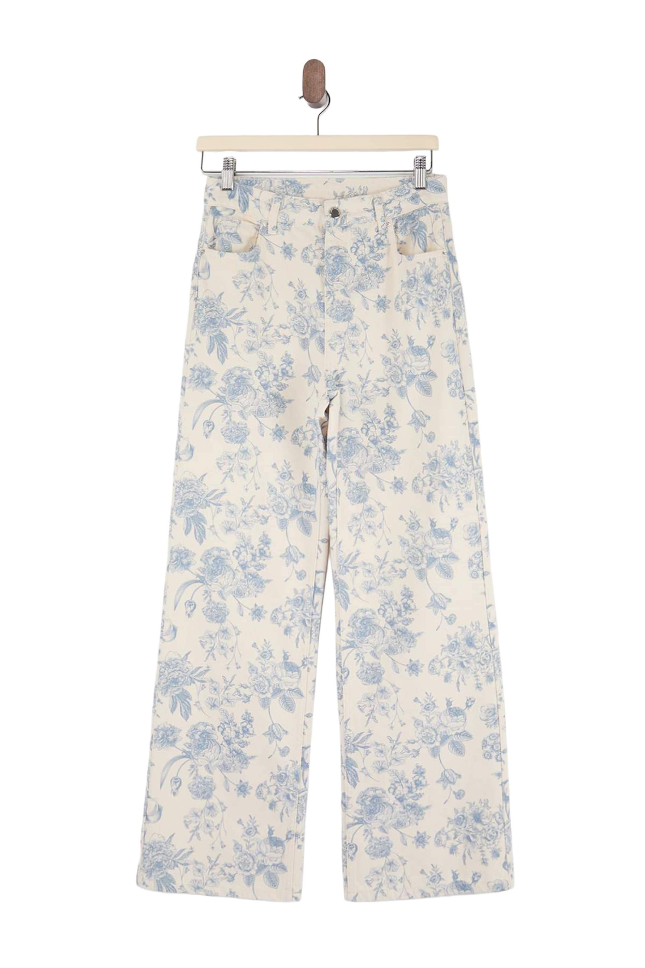 Trendyol - regular Vaquero en blanco: frente