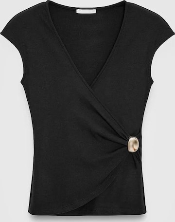 Camicia da donna di Dilvin in nero: frontale