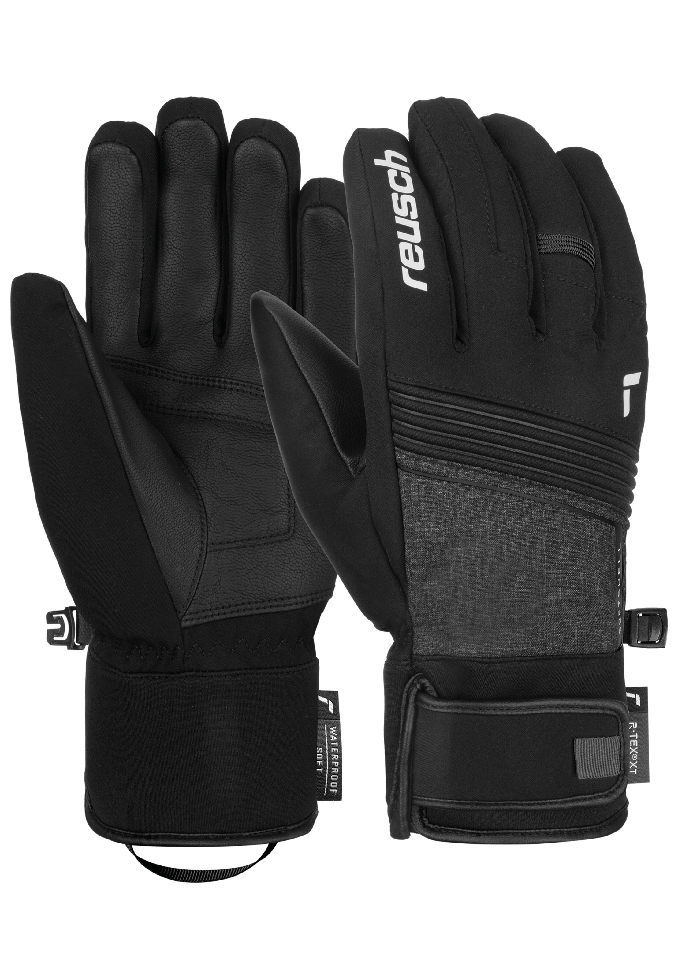 REUSCH Fingerhandschuhe 'Louis R-TEX® XT' in Grau: Vorderseite