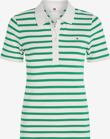 TOMMY HILFIGER T-shirt '1985' i grön: framsida