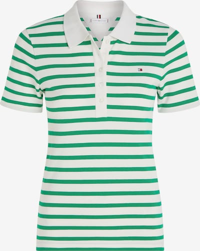 Tricou '1985' TOMMY HILFIGER pe verde / alb, Vizualizare produs