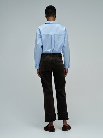 Coupe slim Jean Salsa Jeans en marron