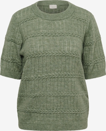 KAFFE CURVE Sweater 'KCminia' in Green: front