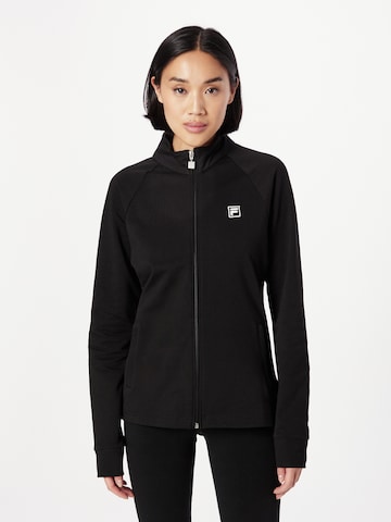 FILA Sports sweat jacket 'BENIDORM' in Black: front