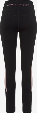 VIVANCE Skinny Sporthose in Schwarz