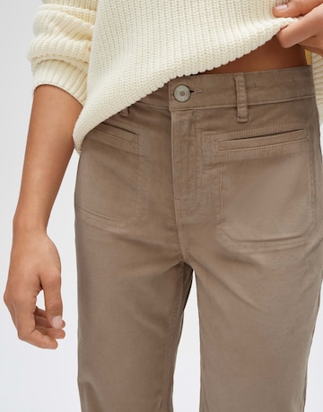 OPUS Flared Trousers 'Evita' in Brown