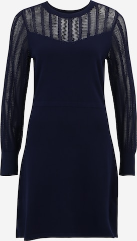 Wallis Petite Knitted dress in Blue: front