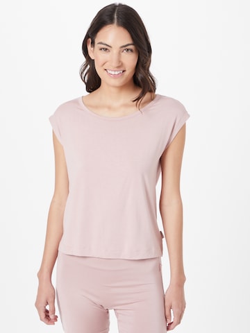 Calvin Klein Underwear - Camiseta 'Lounge' en rosa: frente