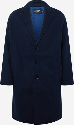 BURTON MENSWEAR LONDON Between-seasons coat in Blue: front