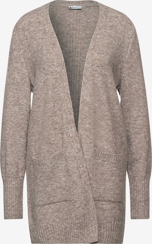 Cardigan STREET ONE en beige : devant