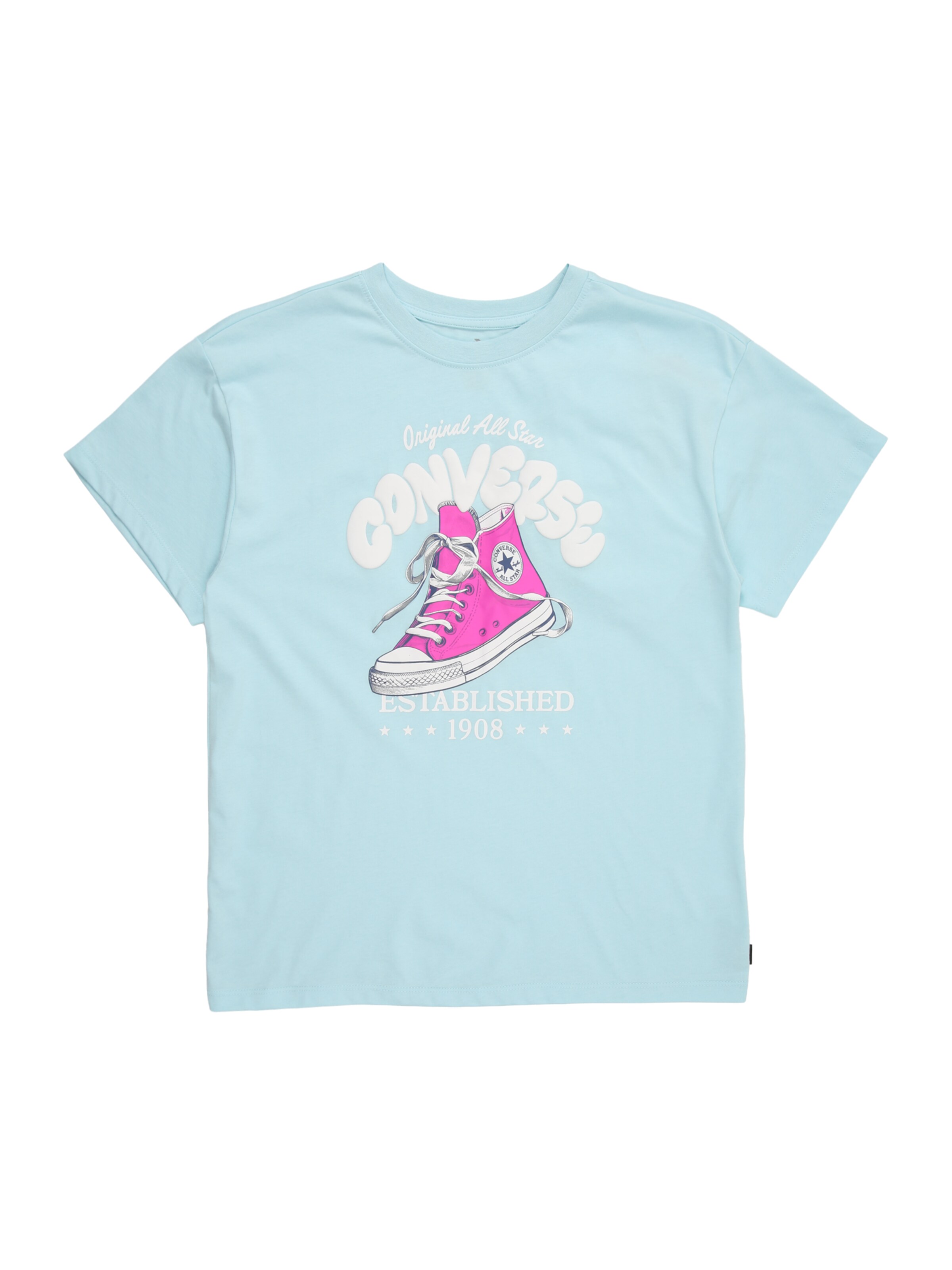 CONVERSE Shirt 'SNEAKER' in Blue: front