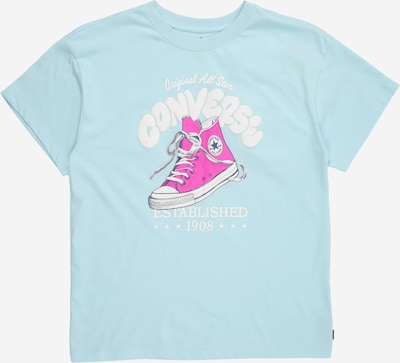 CONVERSE Paita 'SNEAKER' koossa 122-128 värissä vaaleansininen / grafiitti / vaaleanpunainen / offwhite, Tuotenäkymä