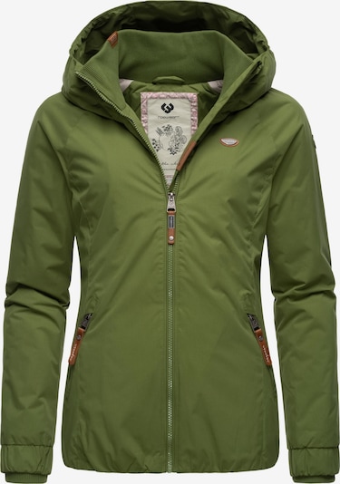 Ragwear Veste outdoor 'Dizzie' en vert, Vue avec produit