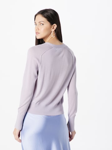 Calvin Klein Плетена жилетка в лилав