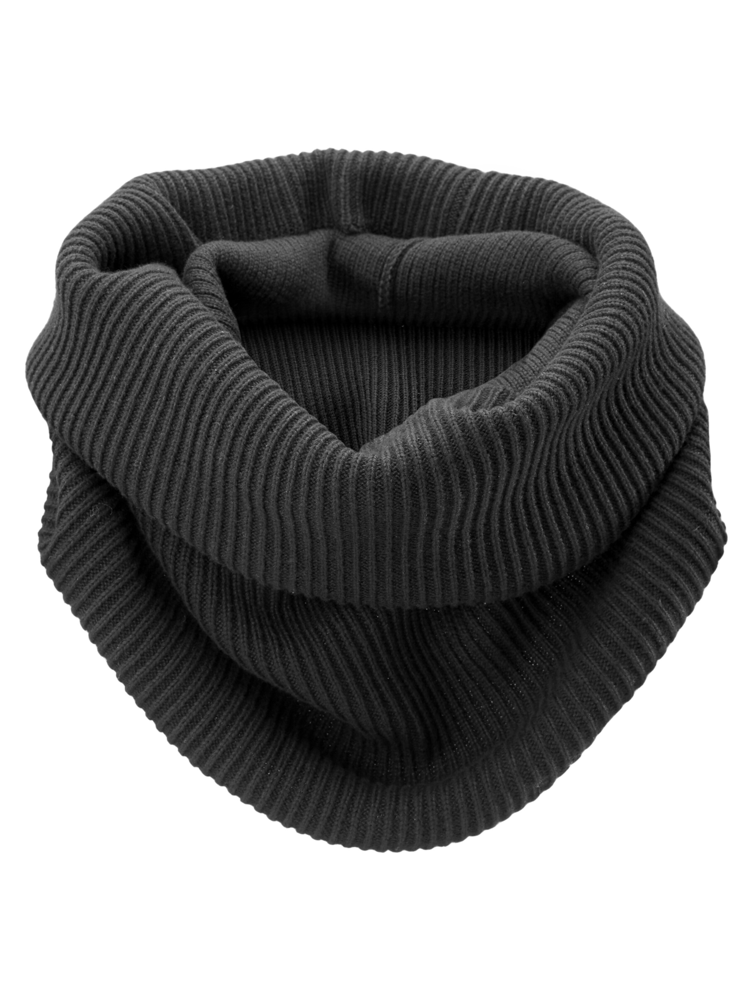 Fawler Schal 'Frisco'‌‌‌‌‌ in Schwarz: Vorderseite