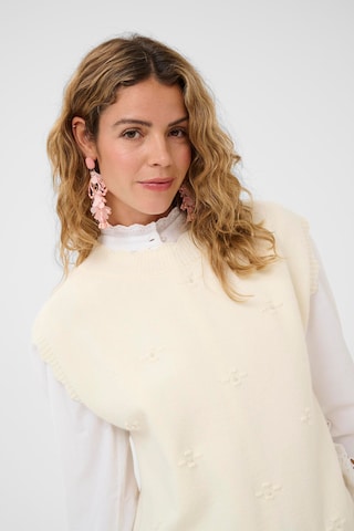 Cream Sweater 'CRAvie' in White