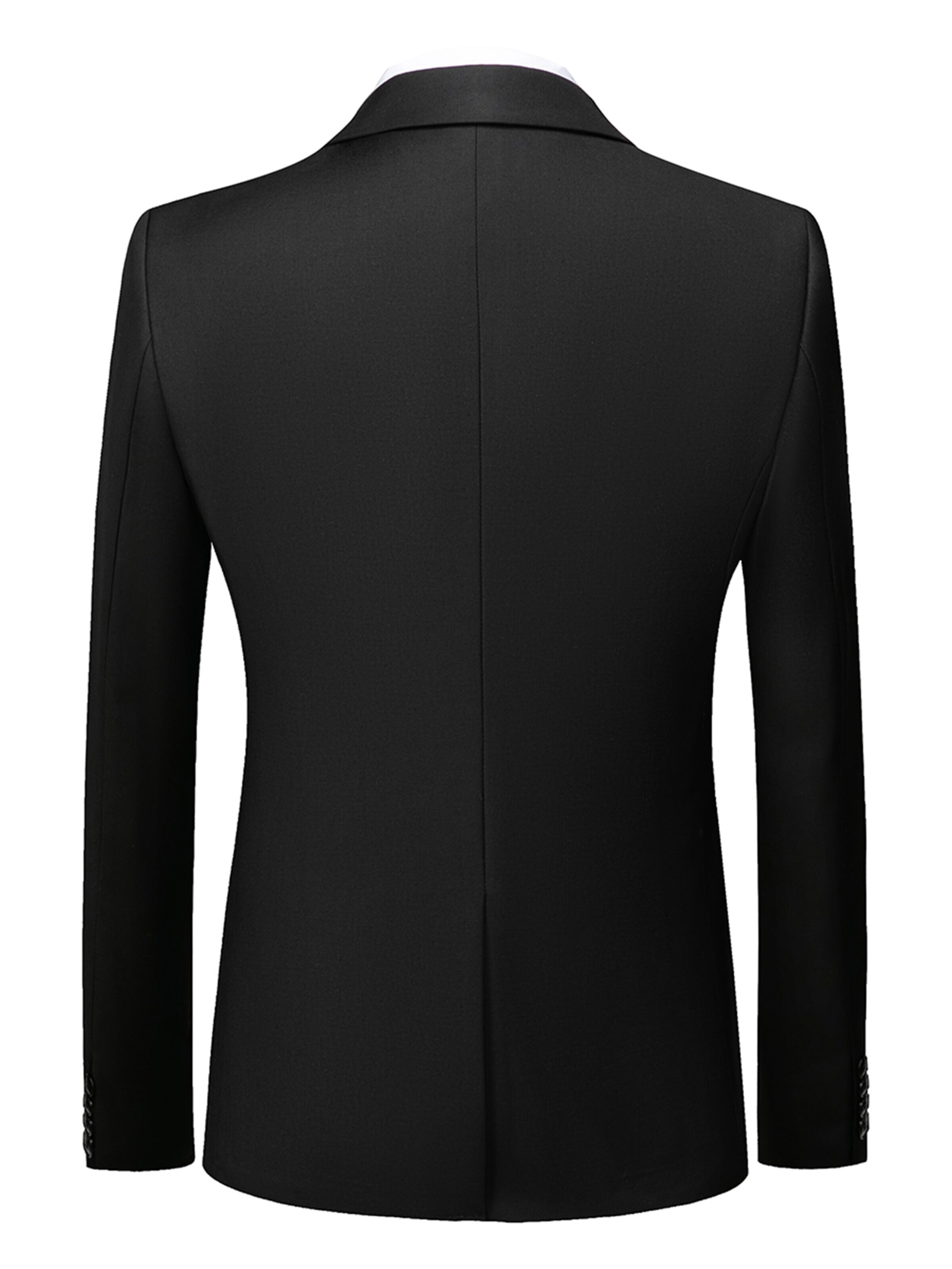 YOUTHUP Slim fit Suit 'Terzett' in Black