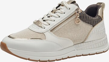 TAMARIS Sneakers laag in Beige: voorkant