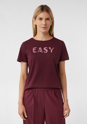 comma casual identity Shirt in Rood: voorkant
