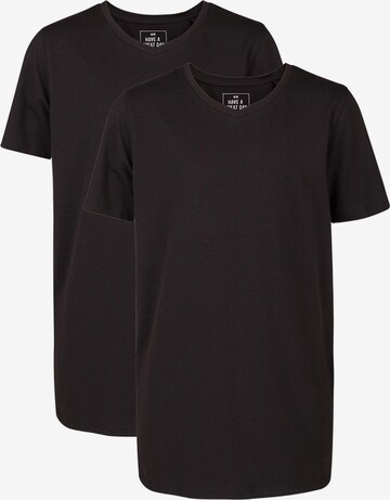 T-Shirt WE Fashion en noir : devant