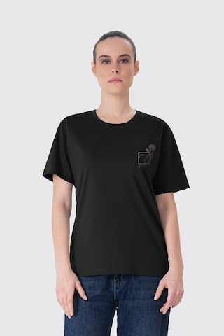 UNIQVIBE Shirt in Black