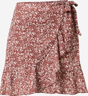 24COLOURS Skirt in Red: front