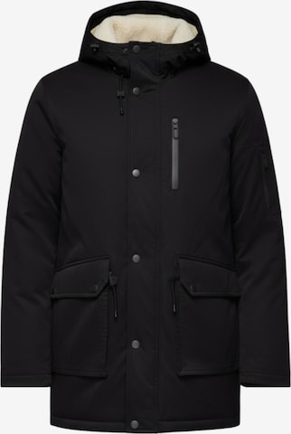 Ombre Jacke in Schwarz: Vorderseite