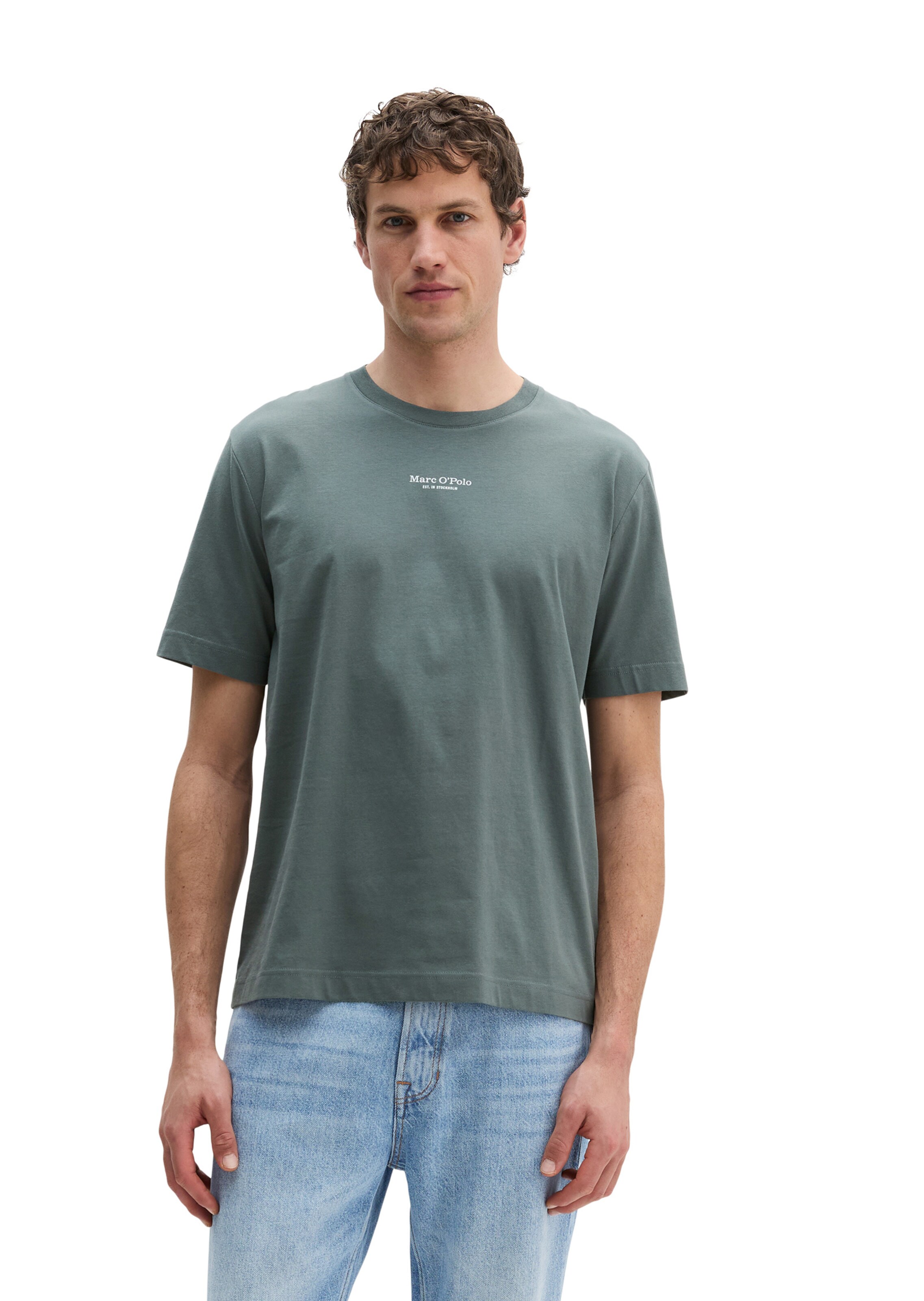 Marc O'Polo Shirt in Groen: voorkant