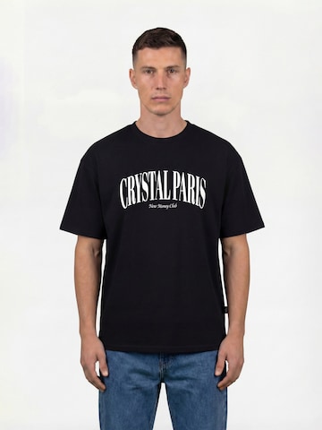 Crystal Paris Shirt 'Classics'‌‌‌‌ in Schwarz: Vorderseite