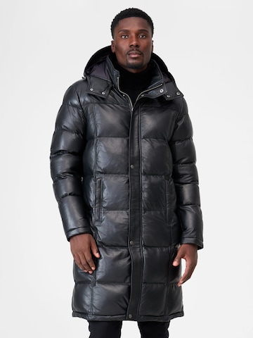 Manteau d’hiver 'Leonardo' RICANO en noir : devant