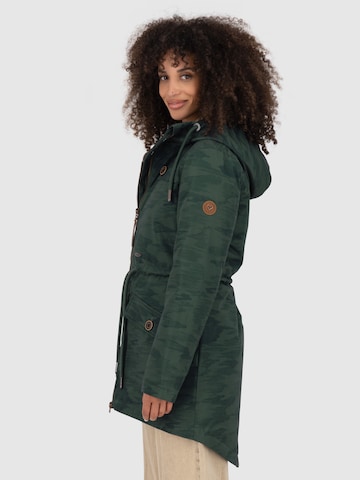 Alife and Kickin Winter Parka 'Charlotte' in Green