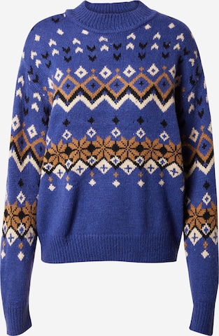 SAINT TROPEZ Sweater 'Airi' in Blue: front