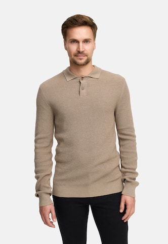 JEFF Sweater 'JFTristan' in Beige: front