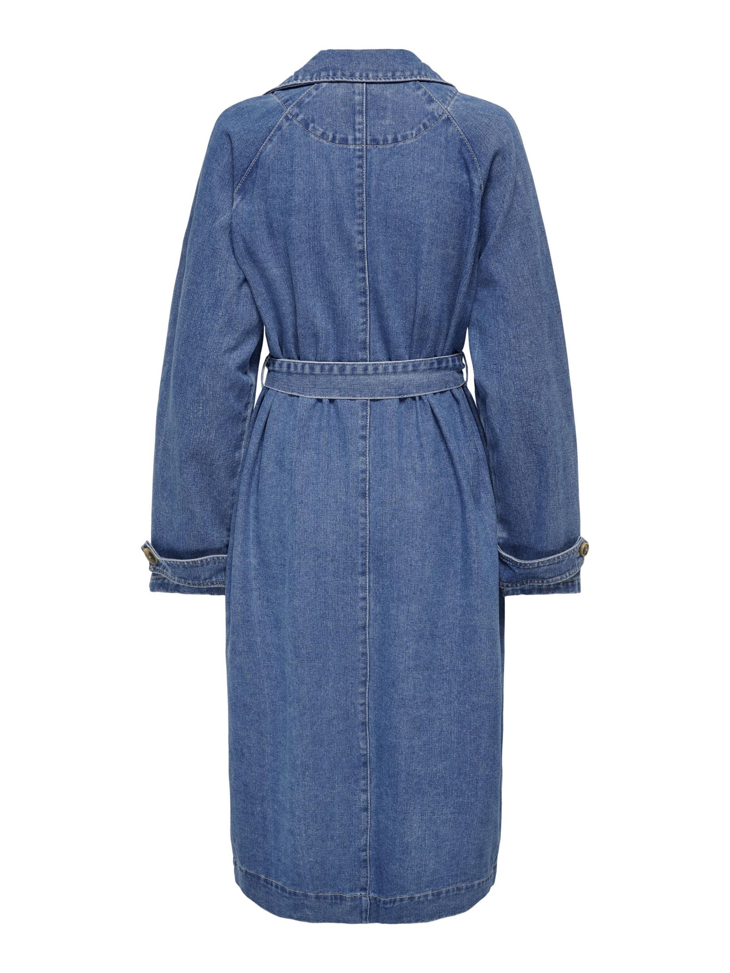 ONLY Between-Seasons Coat in Blue