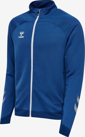 Hummel Sportsweatvest 'Lead' in Blauw