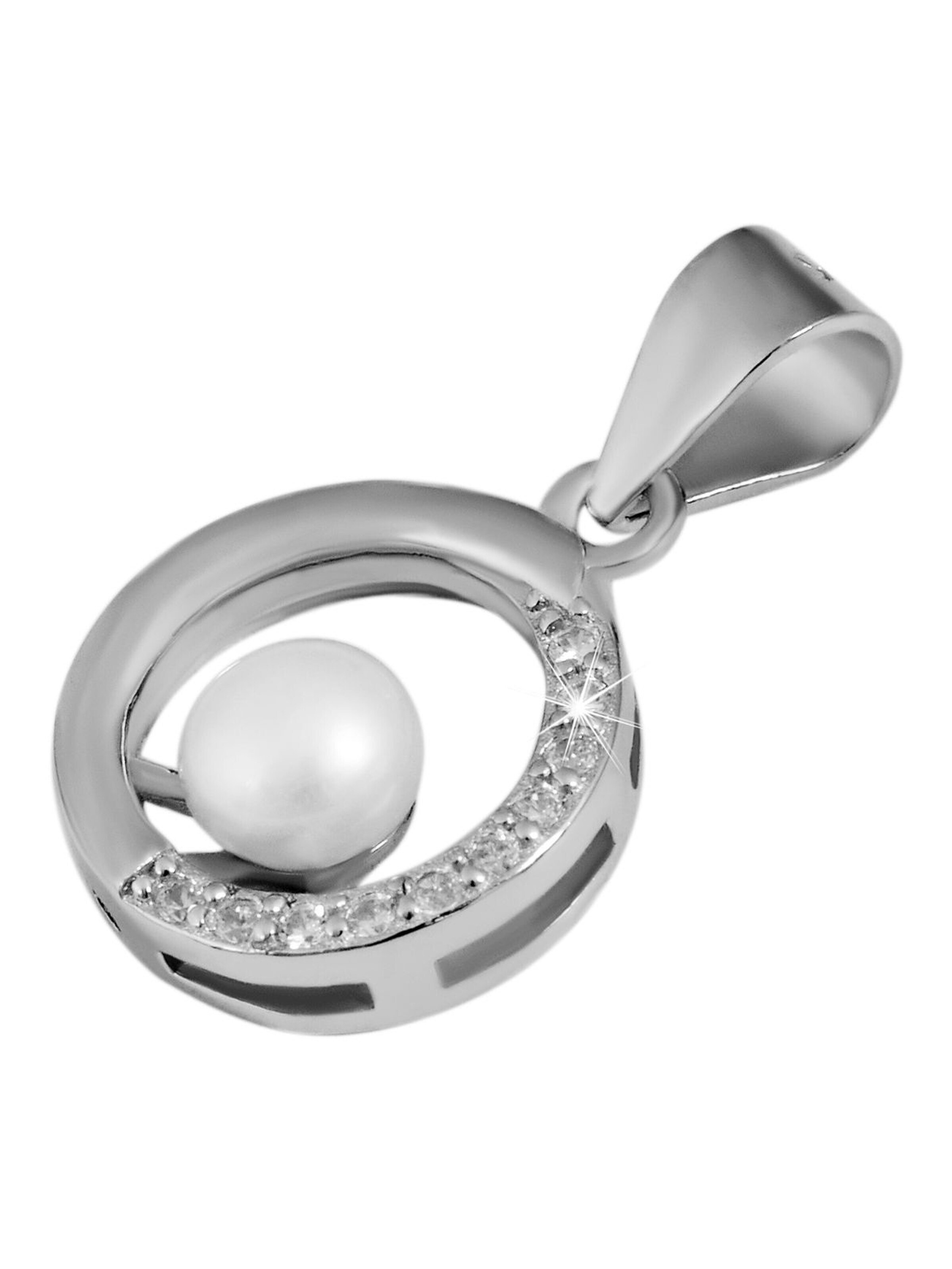 Akzent Jewelry Set '"Ediesa" aus 925 Sterlingsilber, rhodiniert, langlebig' in Silver