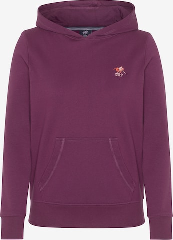 Polo Sylt Sweatshirt in Lila: Vorderseite