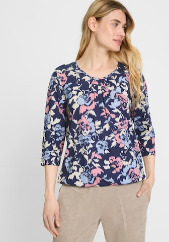 Olsen Shirt ' Clara ' in Blau: Vorderseite