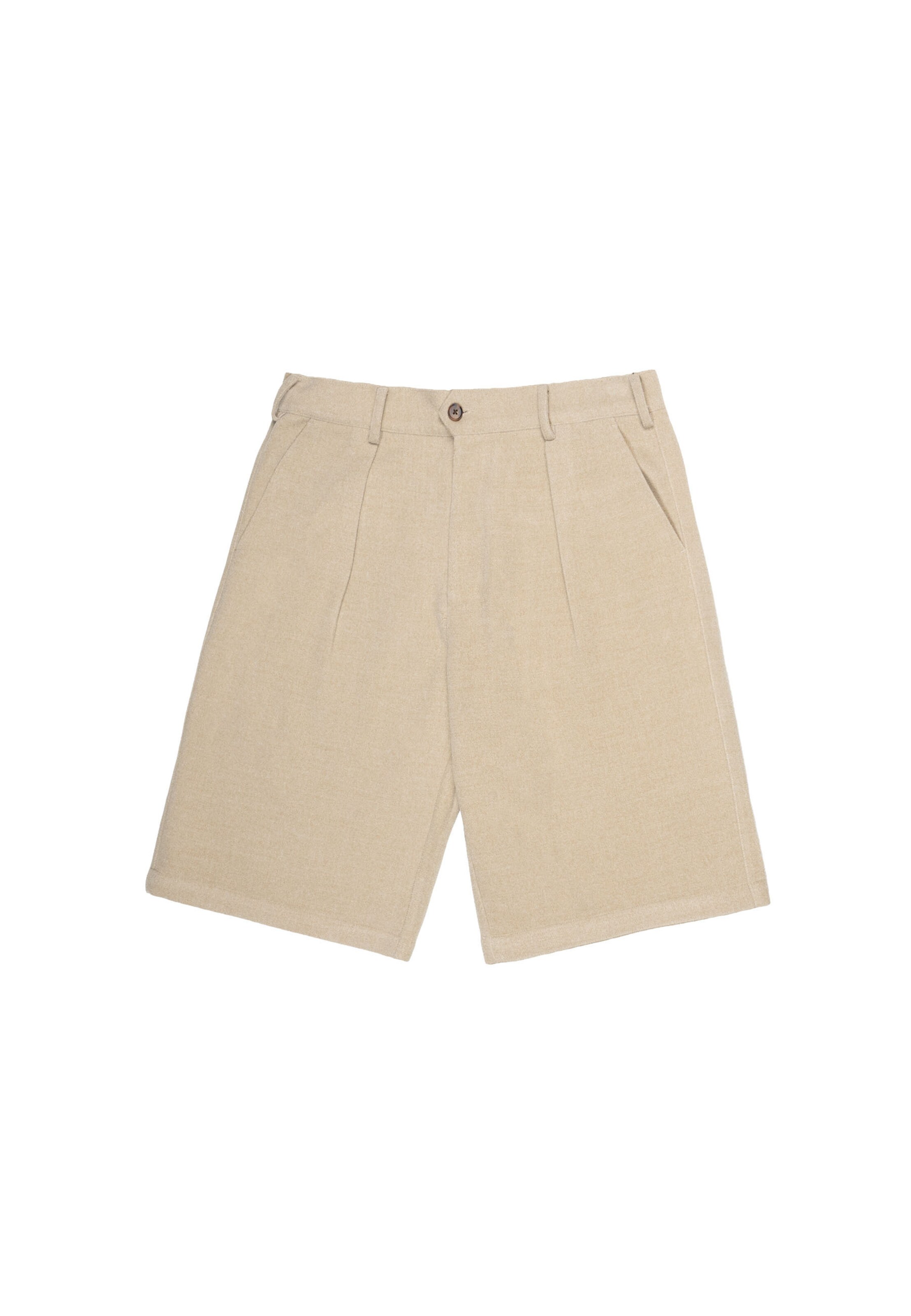 Prohibited Loose fit Pleat-front trousers 'Podium' in Beige: front