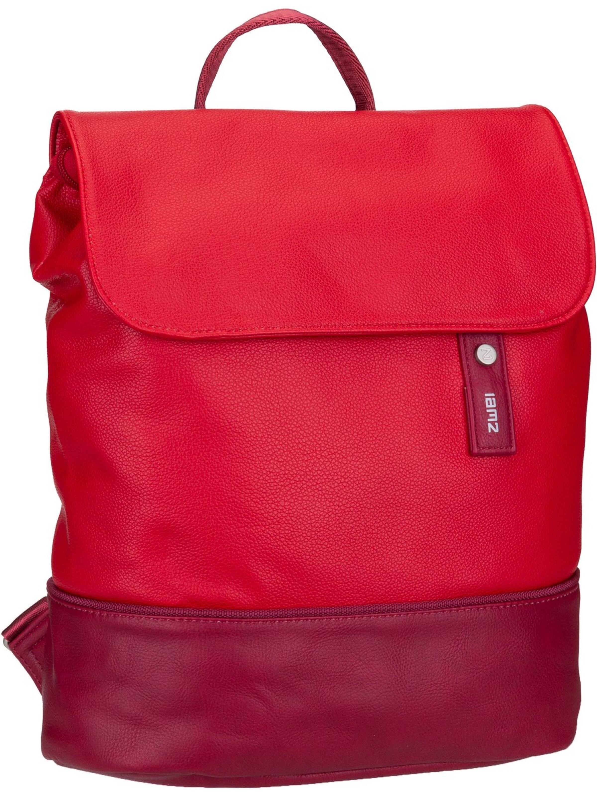 ZWEI Backpack 'Jana JR13' in Red: front