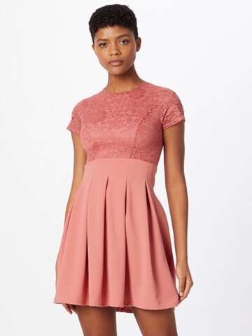 WAL G. Cocktail Dress in Pink: front