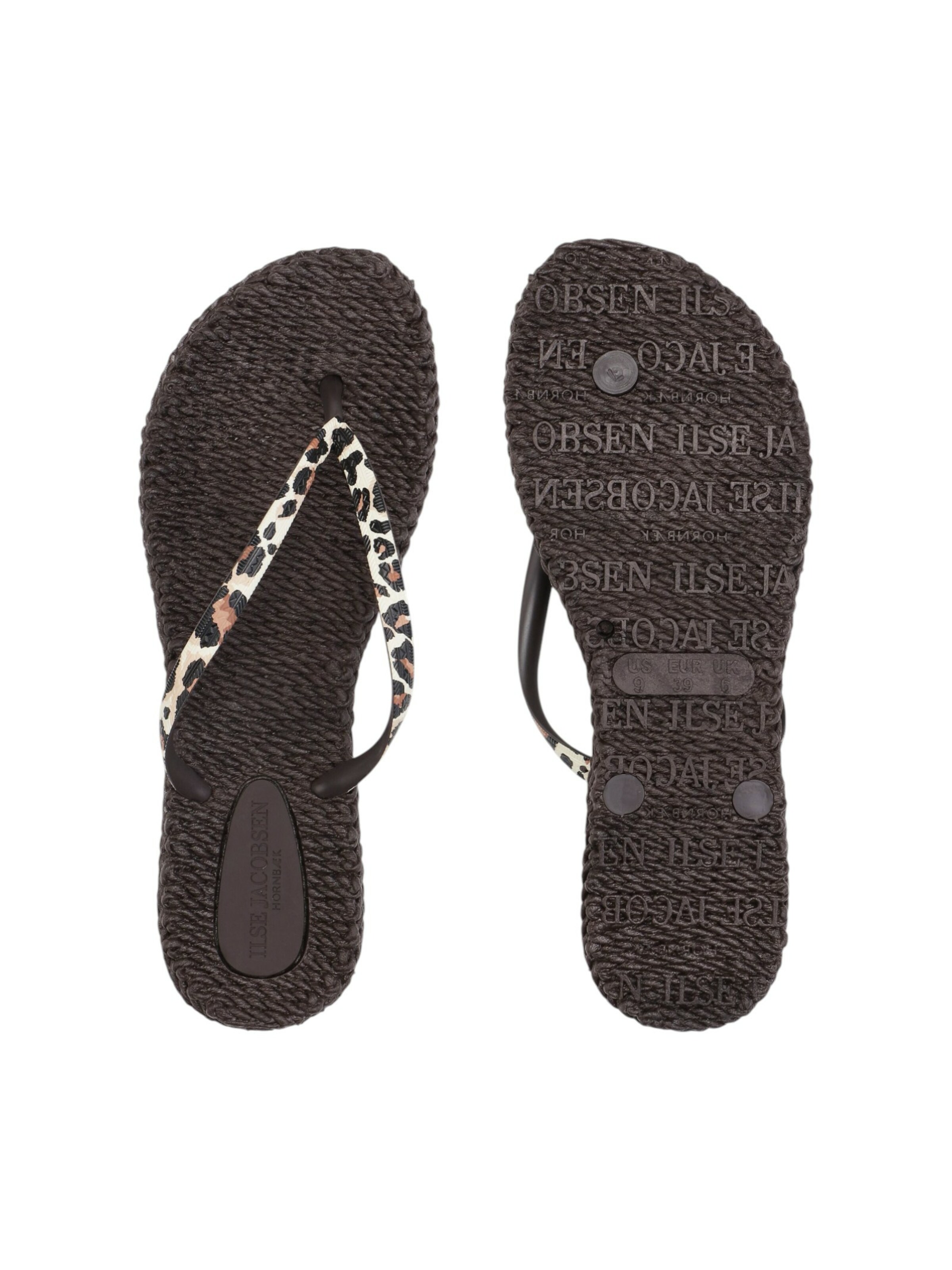 ILSE JACOBSEN Teenslipper 'Tullp4097' in Zwart