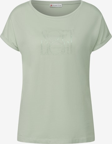 STREET ONE Shirt in Green: front