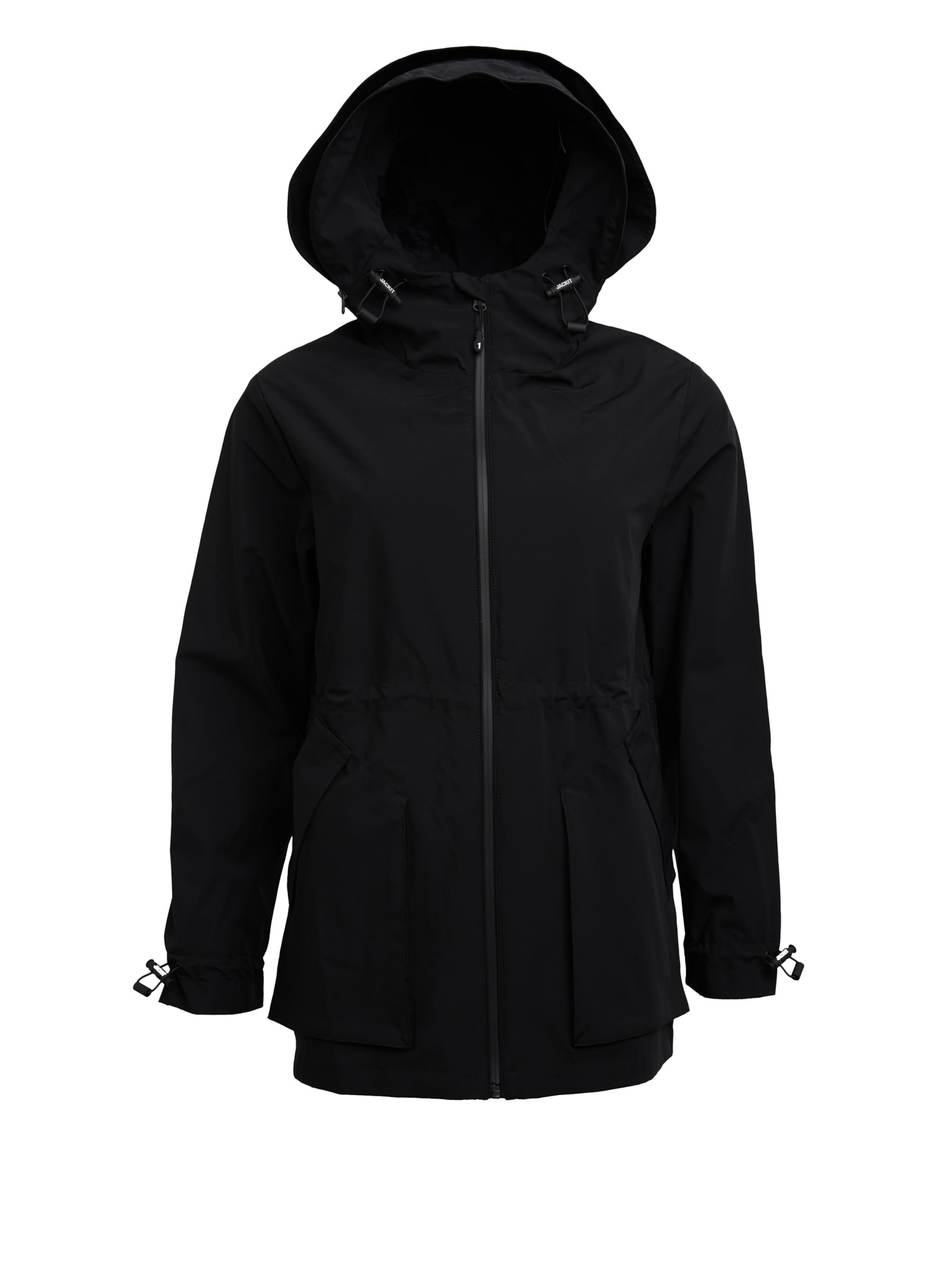 Giacca per outdoor ' Helio Mid Windbreaker ' di JACK1T in nero: frontale