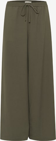 SOAKED IN LUXURY Hose 'Shirley ' in Grün: Vorderseite