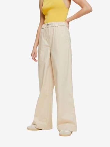 ESPRIT Regular Broek in Beige: voorkant