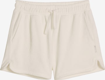 Marc O'Polo DENIM Loosefit Broek in Wit: voorkant