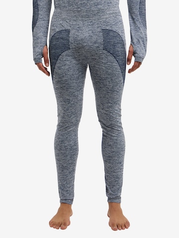 BRUNO BANANI Long Johns ' CHAMBERS ' in Grey: front